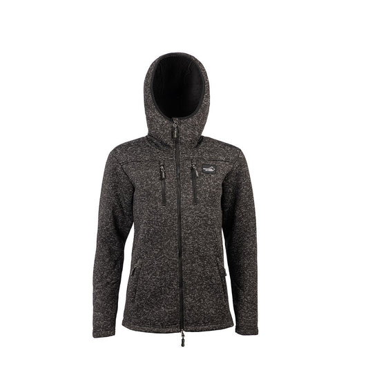 Arrak Outdoor Pilefleece Hood Svart Dam