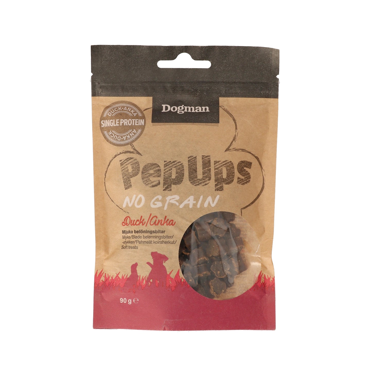 Dogman Hundgodis Pep Ups No Grain Anka