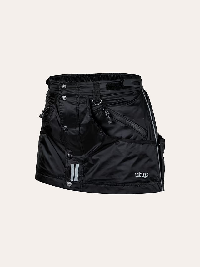 Uhip Regular Sport Mini Skirt Jet Black