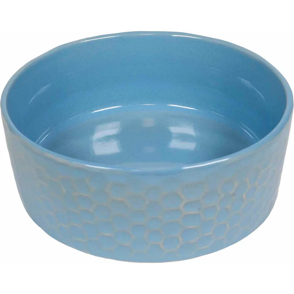Ozami Ceramic Bowl Reactive Glaze Blue