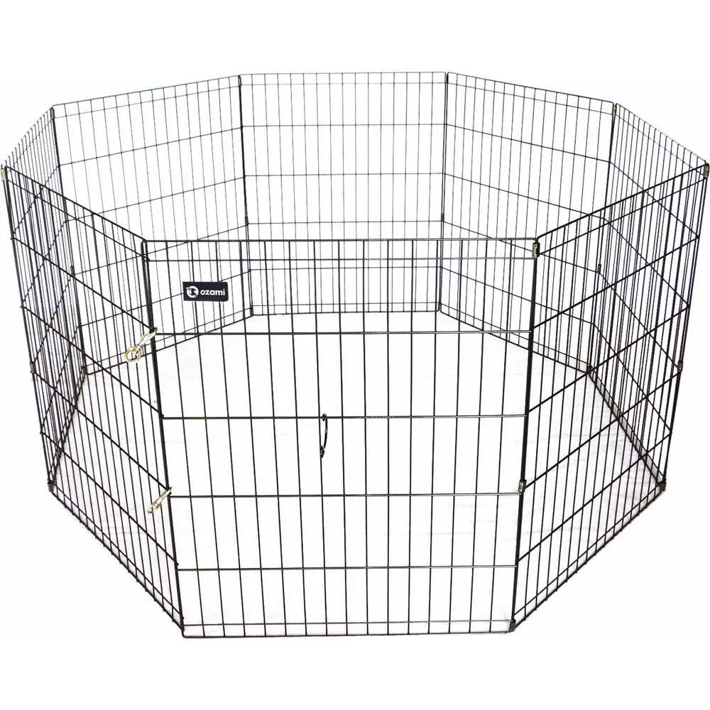 Ozami liten valphage pen black 60x76cm 8 Sektioner