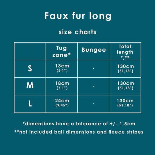 Zayma Craft Kampleksak Faux fur long med fleece Utan pip