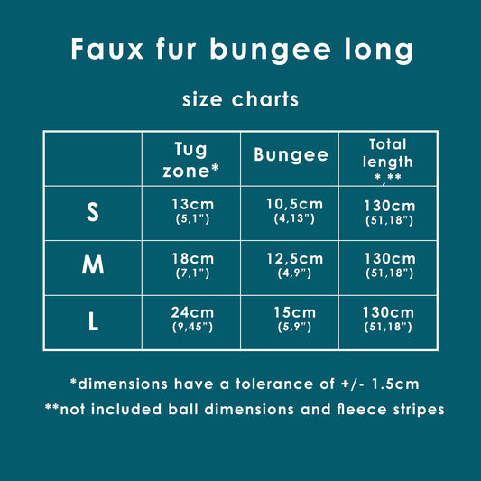 Zayma Craft Kampleksak Faux fur bungee long med fleece Utan pip