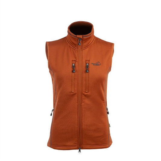 Arrak Outdoor Powerfleece Väst Dam Burnt Orange