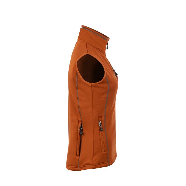 Arrak Outdoor Powerfleece Väst Dam Burnt Orange
