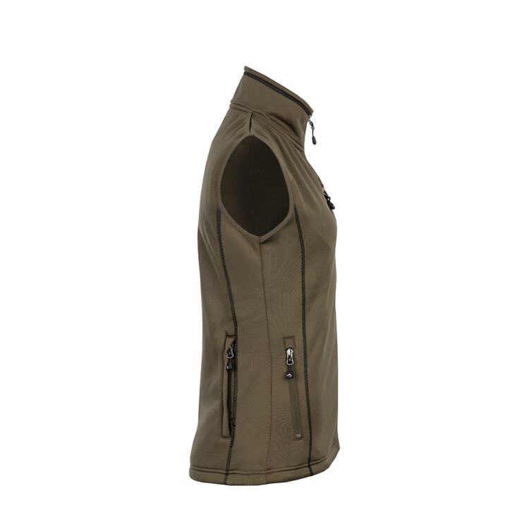 Arrak Outdoor Powerfleece Väst Dam Olivgrön