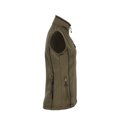 Arrak Outdoor Powerfleece Väst Dam Olivgrön
