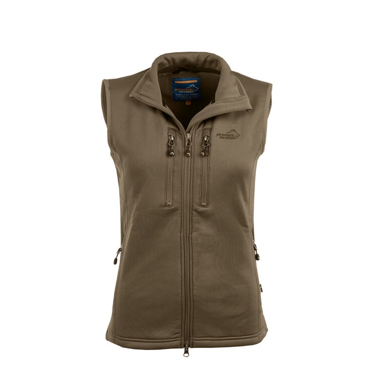 Arrak Outdoor Powerfleece Väst Dam Olivgrön