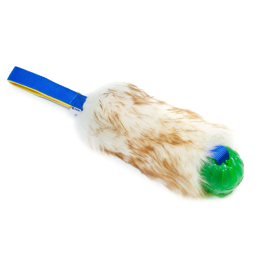 Zayma Craft Kampleksak Sheepskin med Starmark Chew Ball utan pip