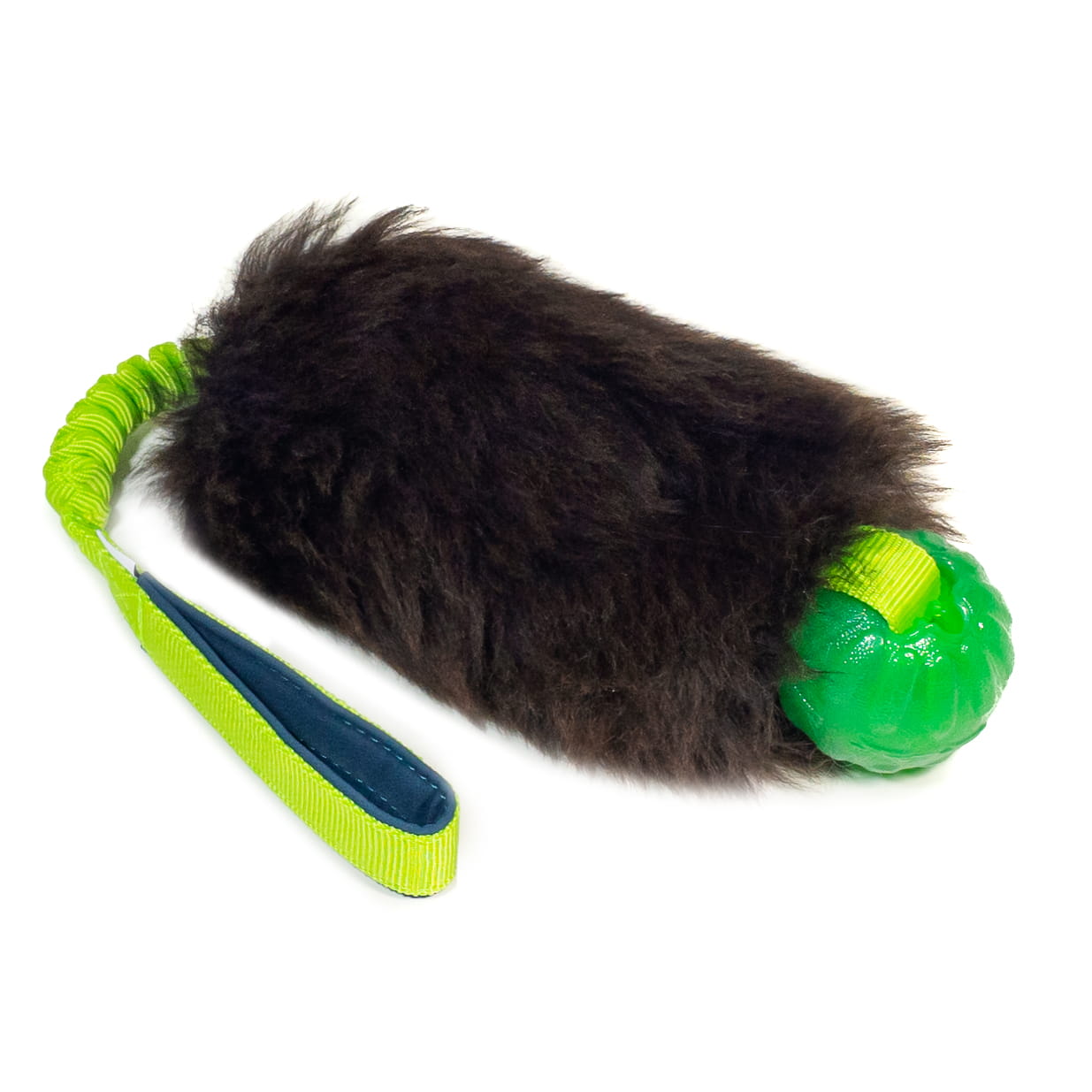 Zayma Craft Kampleksak Sheepskin bungee med Starmark Chew Ball utan pip