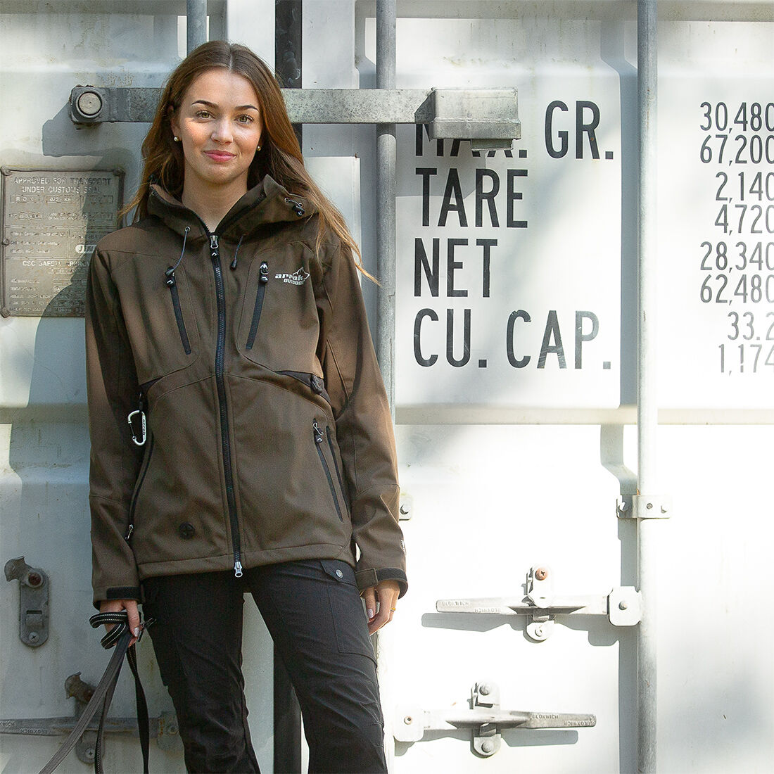 Arrak Outdoor Akka Shoftshell Jacka Dam Brun