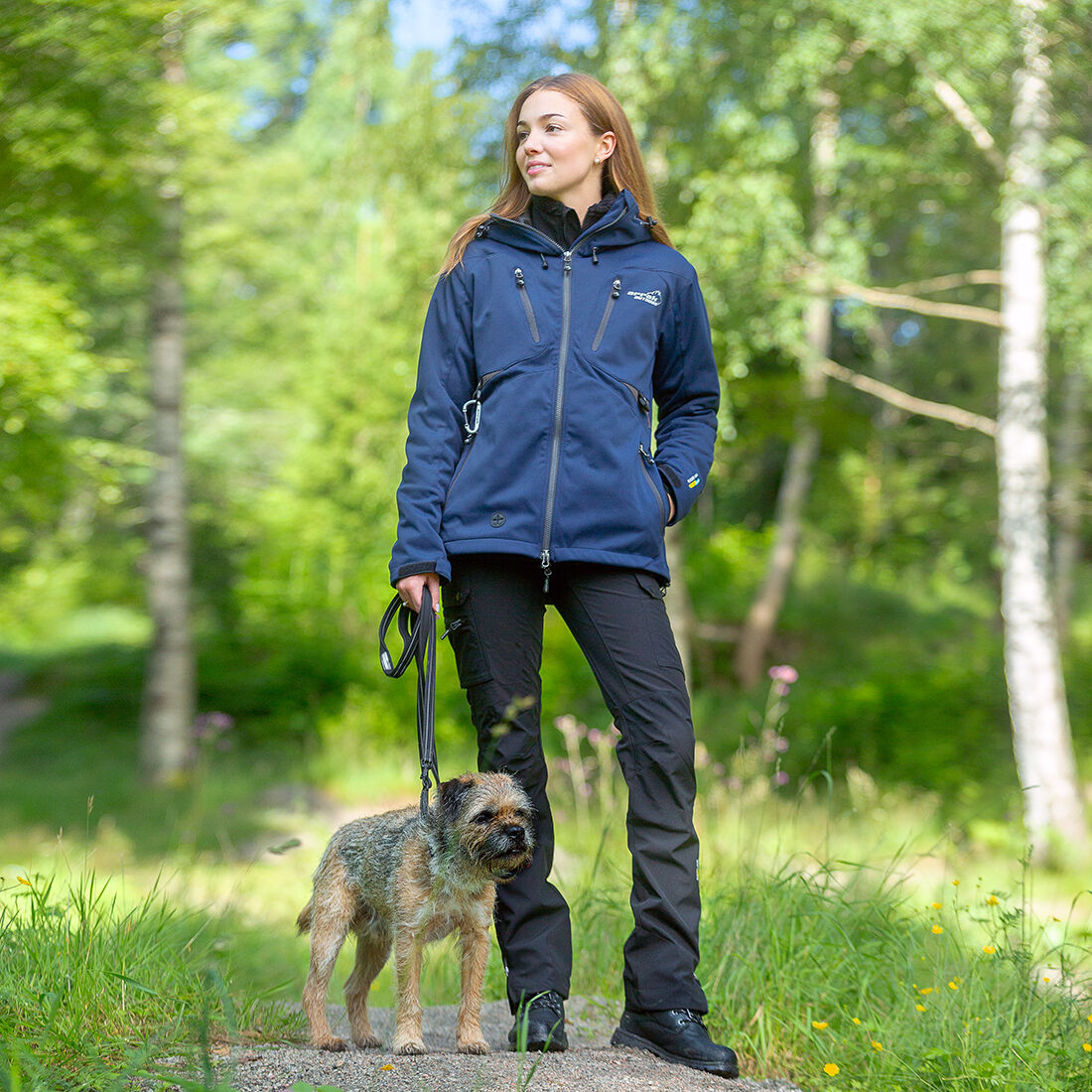 Arrak Outdoor Akka Softshell Jacka Dam Marinblå