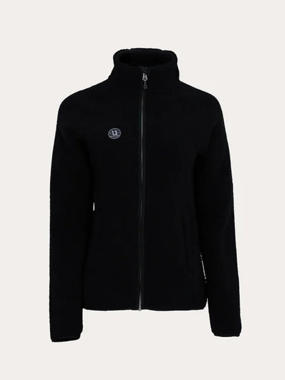 Uhip Fleece Jacka Cozy Pile Full Zip Svart