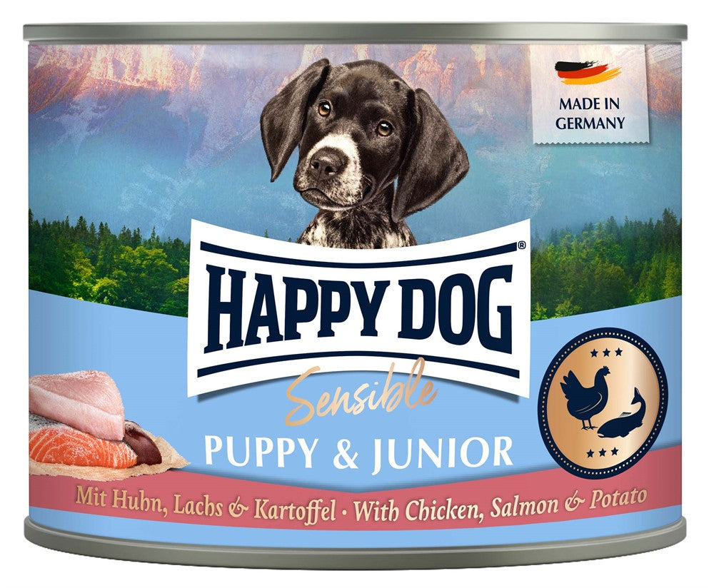 HappyDog Valp Våtfoder lax