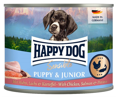 HappyDog Valp Våtfoder lax