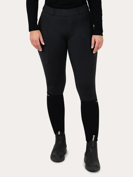 UHIP Hybrid Breeches Half Grip Jet Black