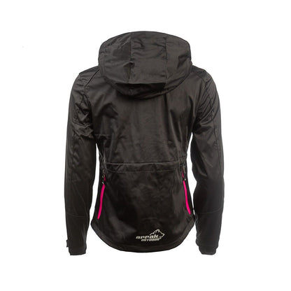 Arrak Outdoor Akka Softshell Jacka Dam Svart/Rosa