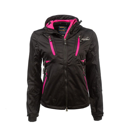Arrak Outdoor Akka Softshell Jacka Dam Svart/Rosa
