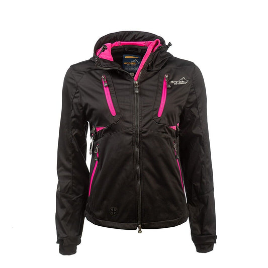 Arrak Outdoor Akka Softshell Jacka Dam Svart/Rosa