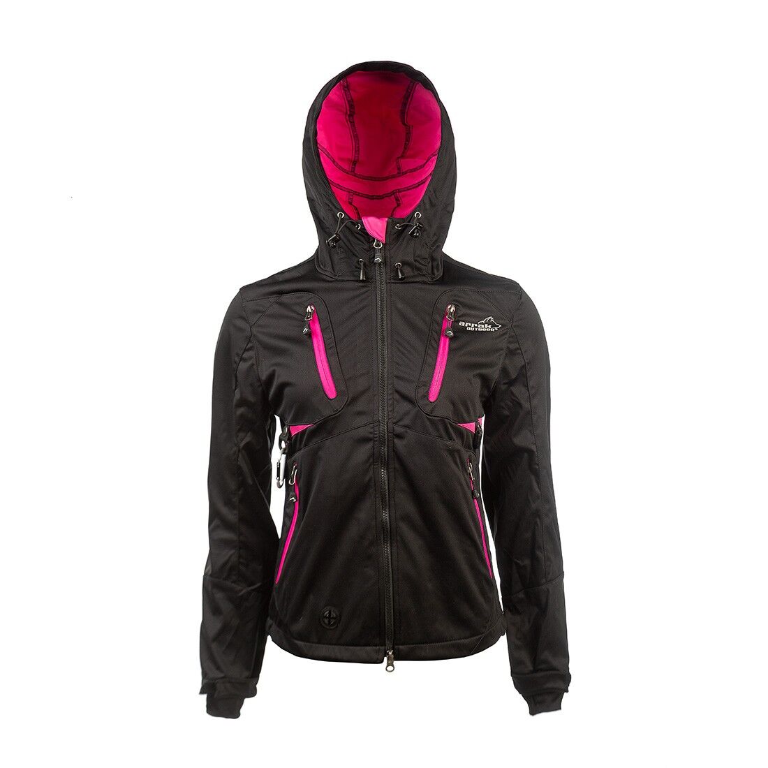 Arrak Outdoor Akka Softshell Jacka Dam Svart/Rosa