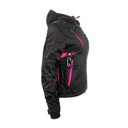 Arrak Outdoor Akka Softshell Jacka Dam Svart/Rosa