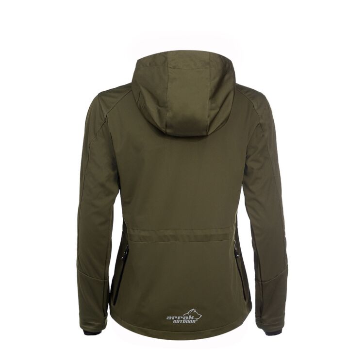 Arrak Outdoor Akka Softshell Jacka Dam Oliv