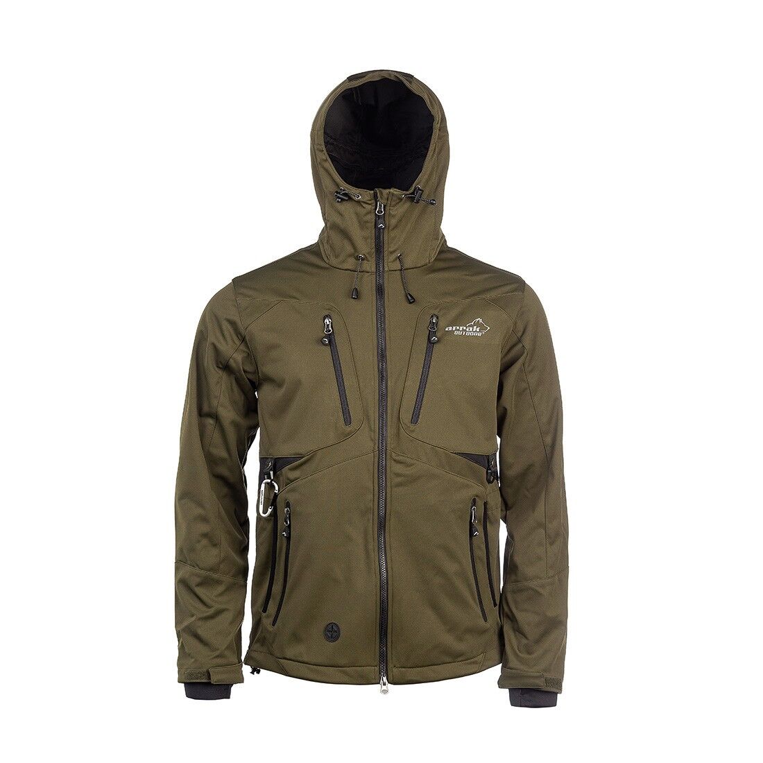 Arrak Outdooor Akka Softshell Jacka Herr Oliv