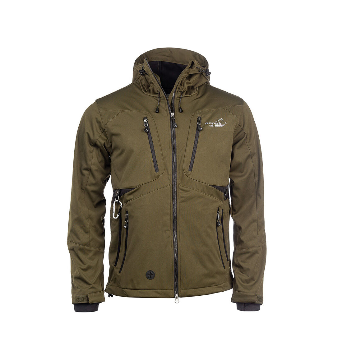 Arrak Outdooor Akka Softshell Jacka Herr Oliv