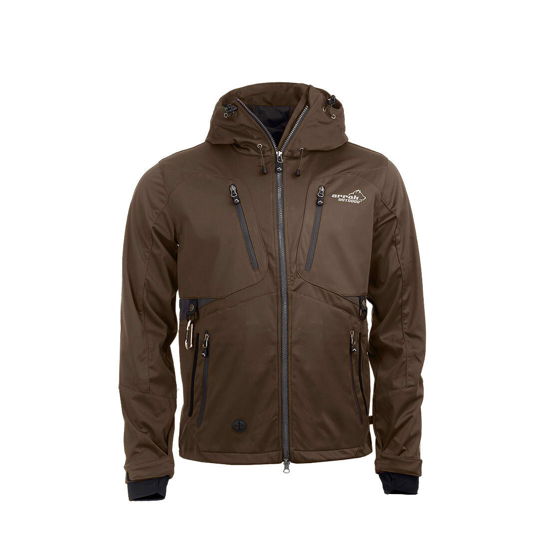 Arrak Outdoor Akka Softshelljacka Herr Brun