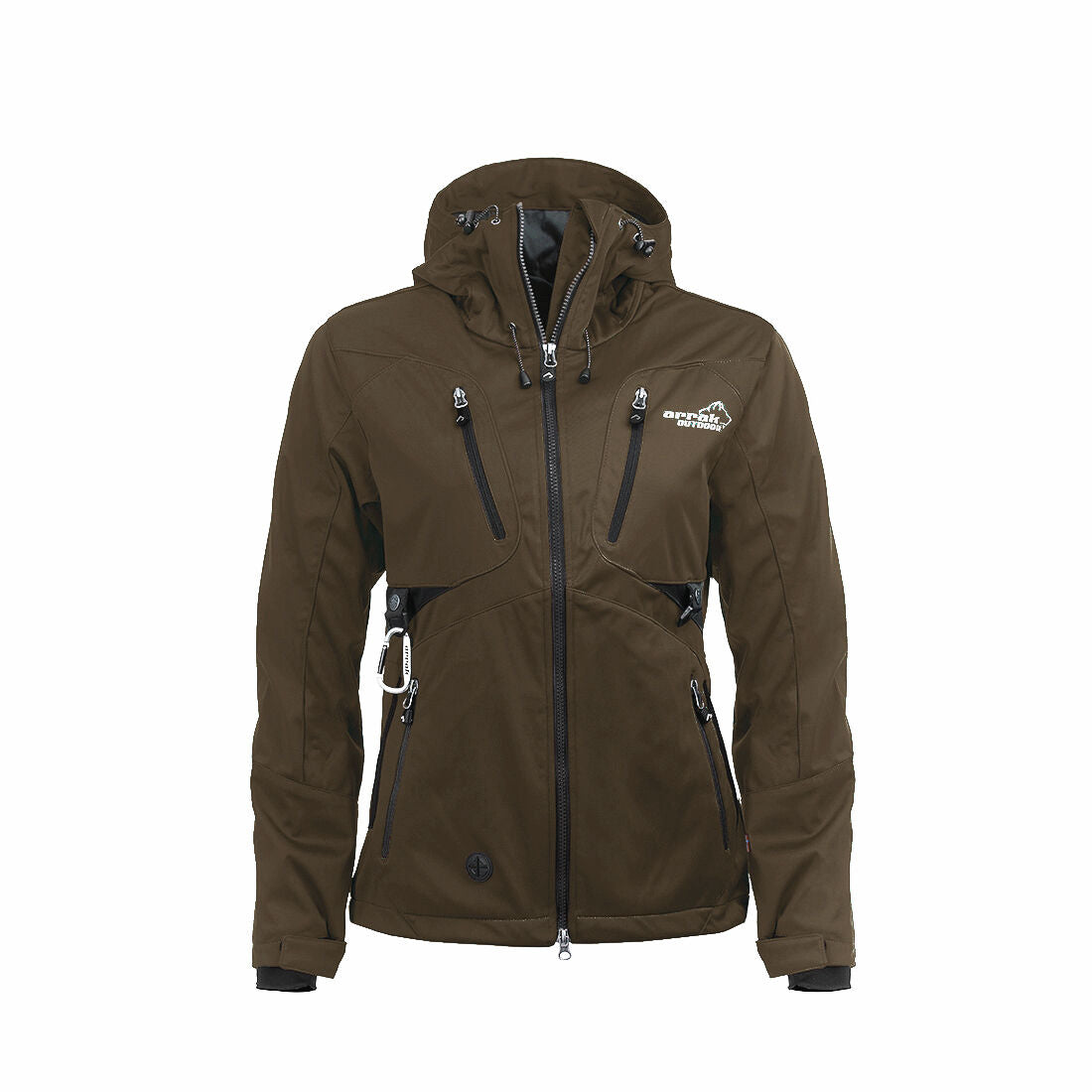 Arrak Outdoor Akka Shoftshell Jacka Dam Brun