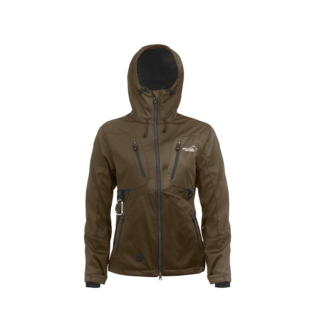 Arrak Outdoor Akka Shoftshell Jacka Dam Brun