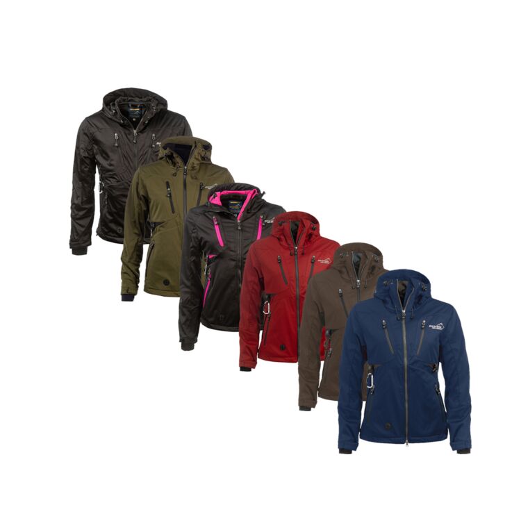 Arrak Outdoor Akka Softshell Jacka Dam Svart