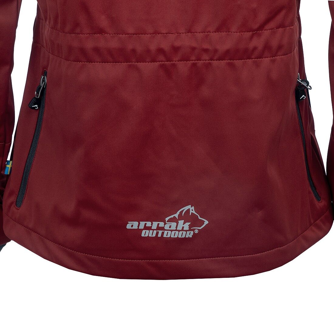 Arrak Outdoor Akka Softshell Jacka Dam Mörk Röd