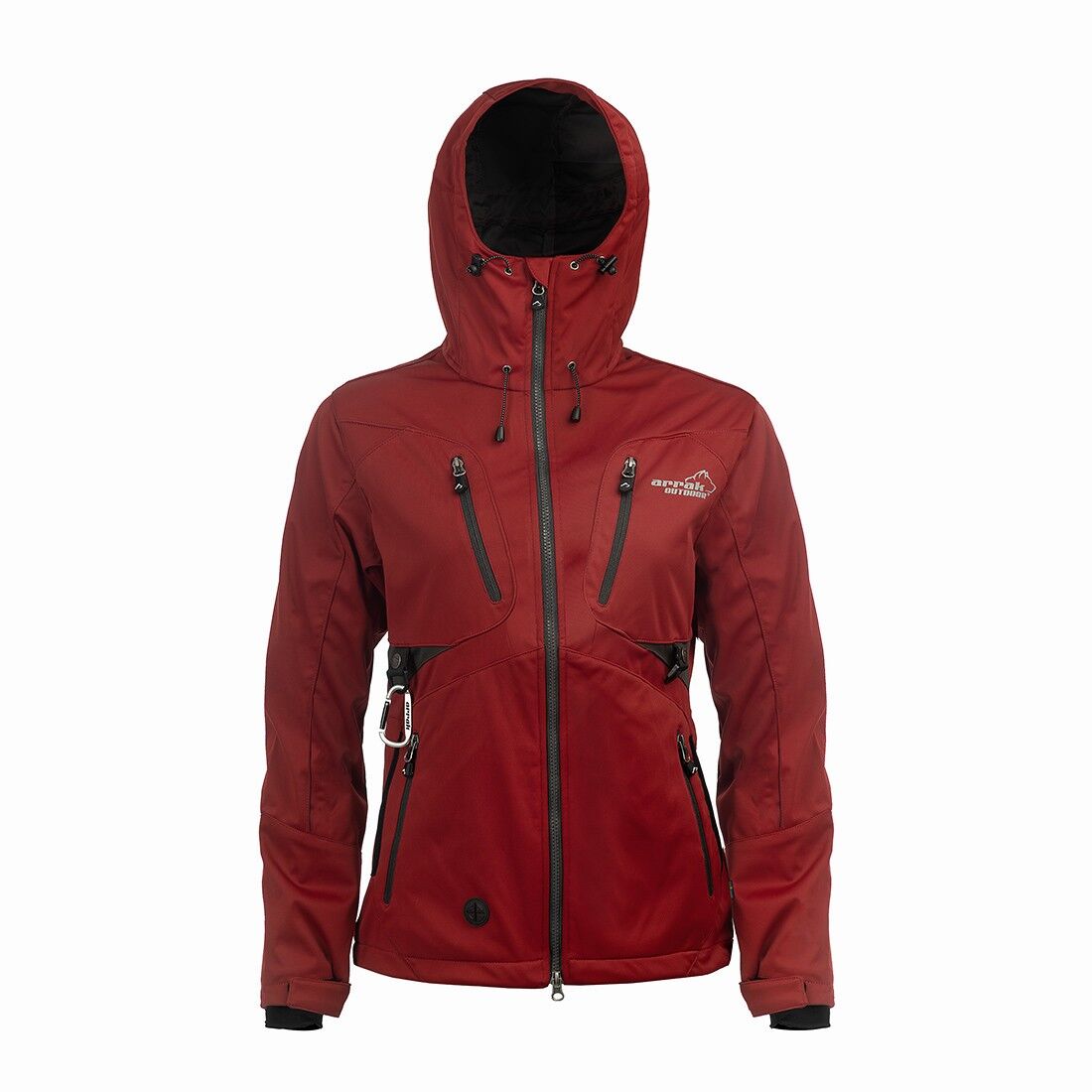 Arrak Outdoor Akka Softshell Jacka Dam Mörk Röd