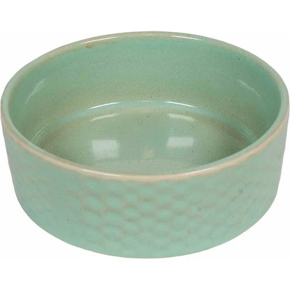 Ozami Ceramic Bowl Reactive Glaze Green
