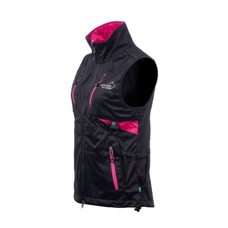 Arrak Outdoor Acadia väst dam svart/rosa