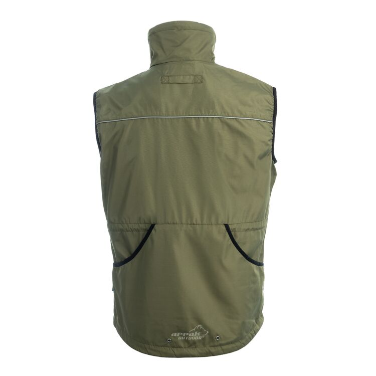 Arrak Outdoor Jumper väst Herr oliv