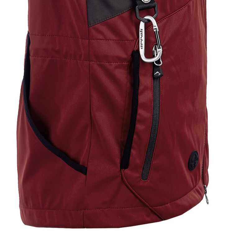 Arrak Outdoor Acadia väst dam mörkröd