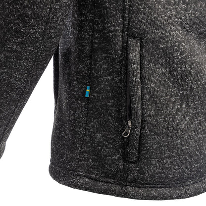 Arrak Outdoor Pilefleece Hood Svart Herr