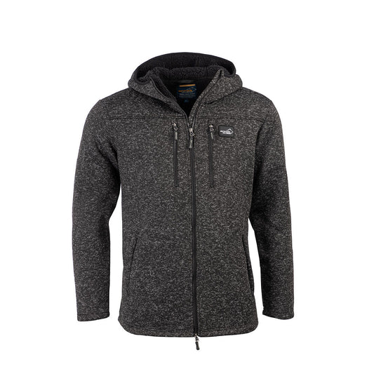 Arrak Outdoor Pilefleece Hood Svart Herr