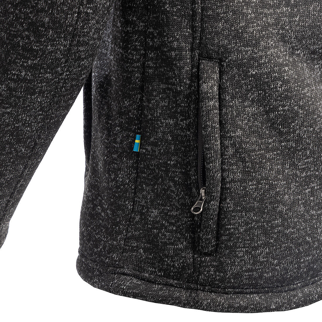 Arrak Outdoor Pilefleece Hood Svart Dam