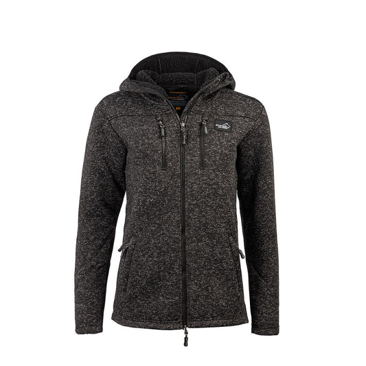 Arrak Outdoor Pilefleece Hood Svart Dam
