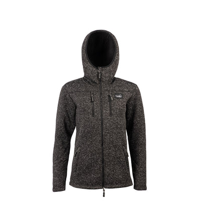 Arrak Outdoor Pilefleece Hood Svart Dam