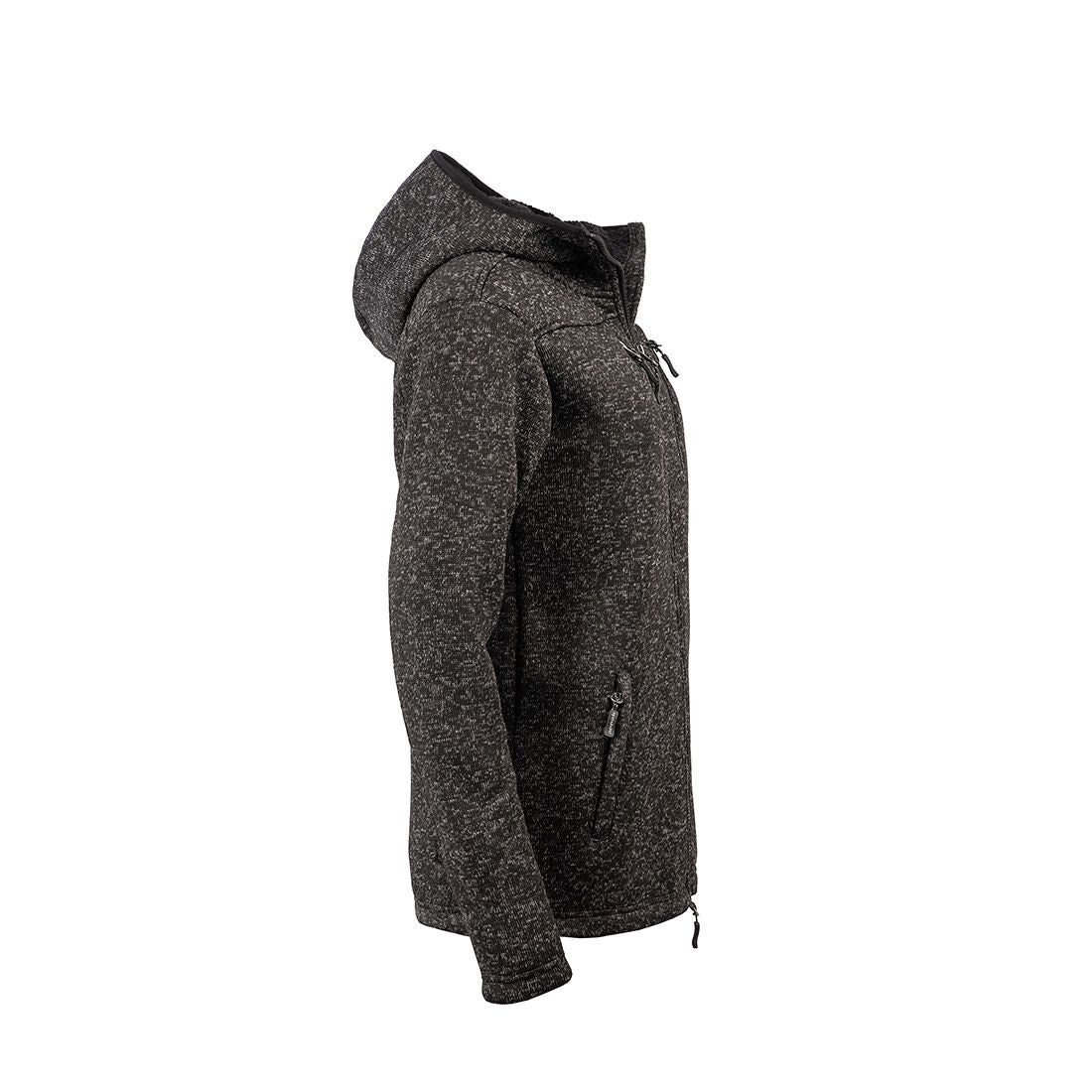 Arrak Outdoor Pilefleece Hood Svart Dam