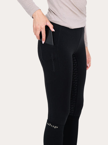 UHIP Perfect Fit Riding Tights Jet Black