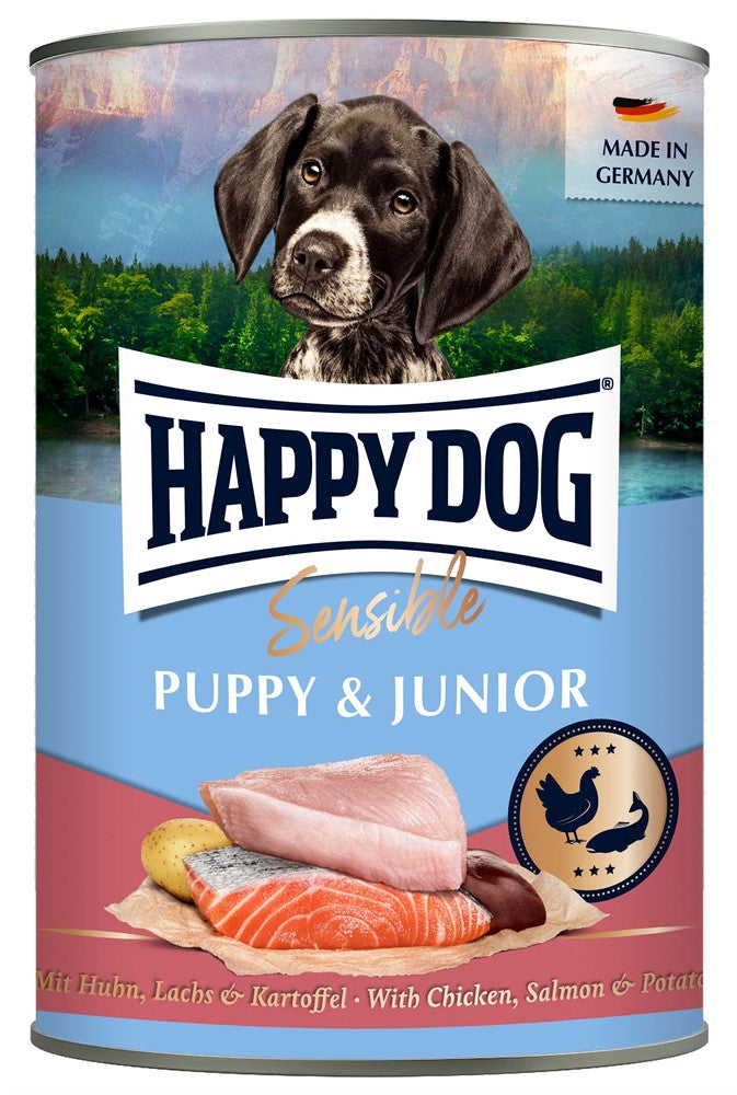 HappyDog Valp Våtfoder lax