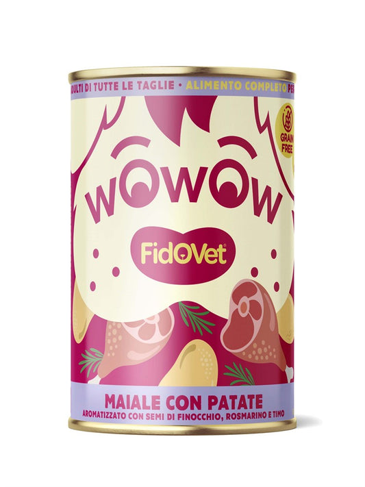WOWOW Våtfoder fläsk&potatis