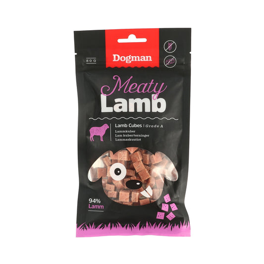 Dogman Hundgodis Meaty Kuber av Lamm