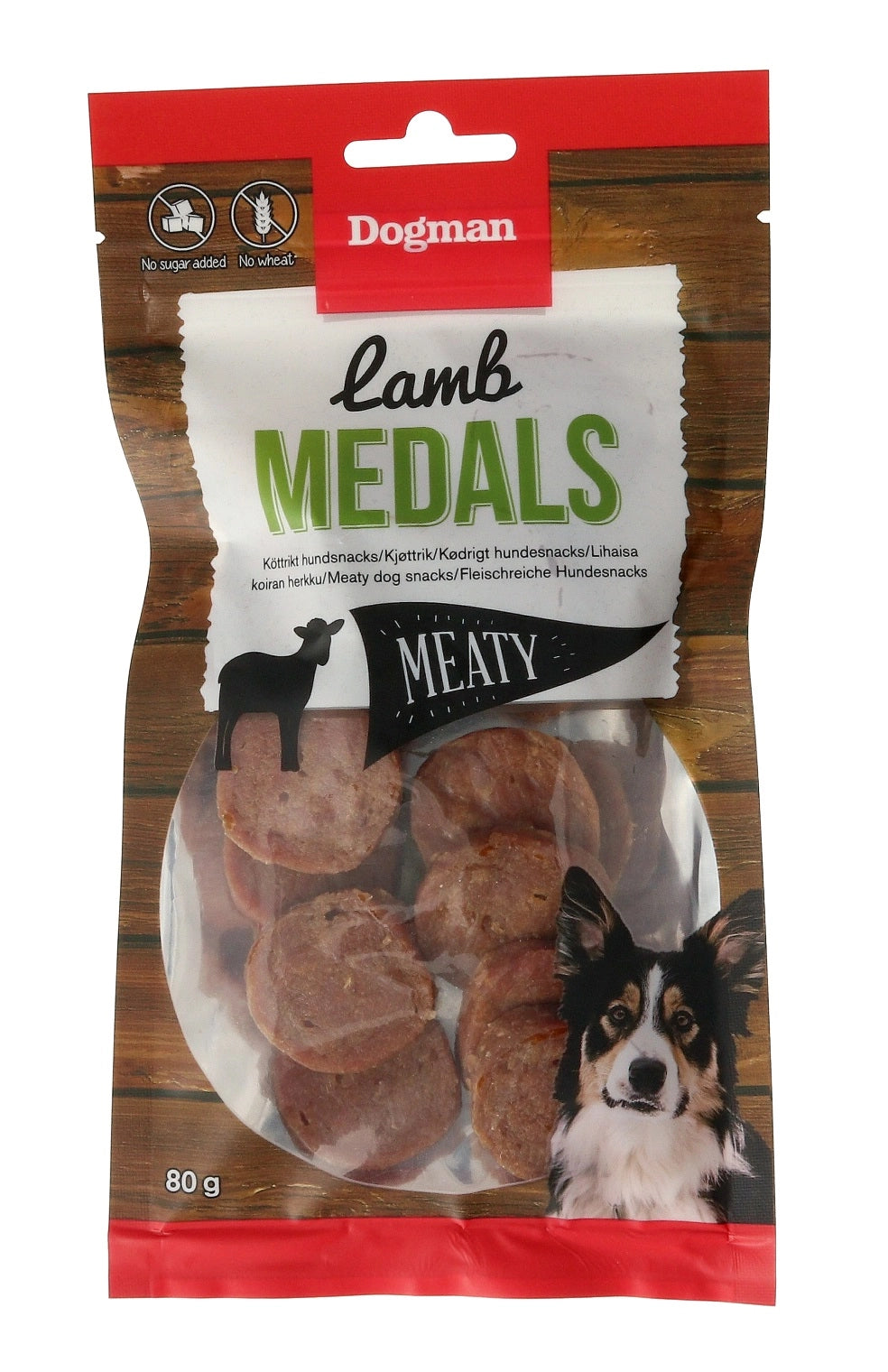 Dogman Hundgodis Meaty Lammedaljer