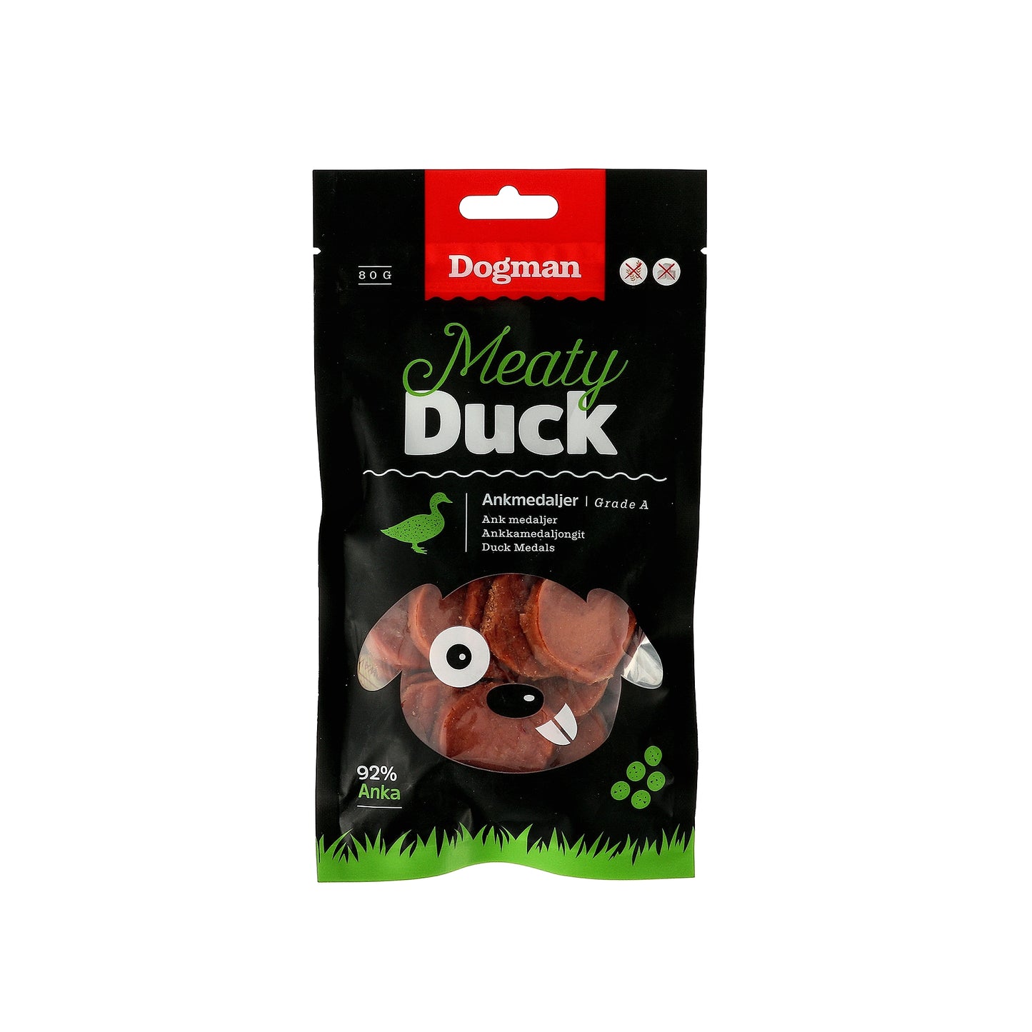 Dogman Hundgodis Meaty Ankmedaljer